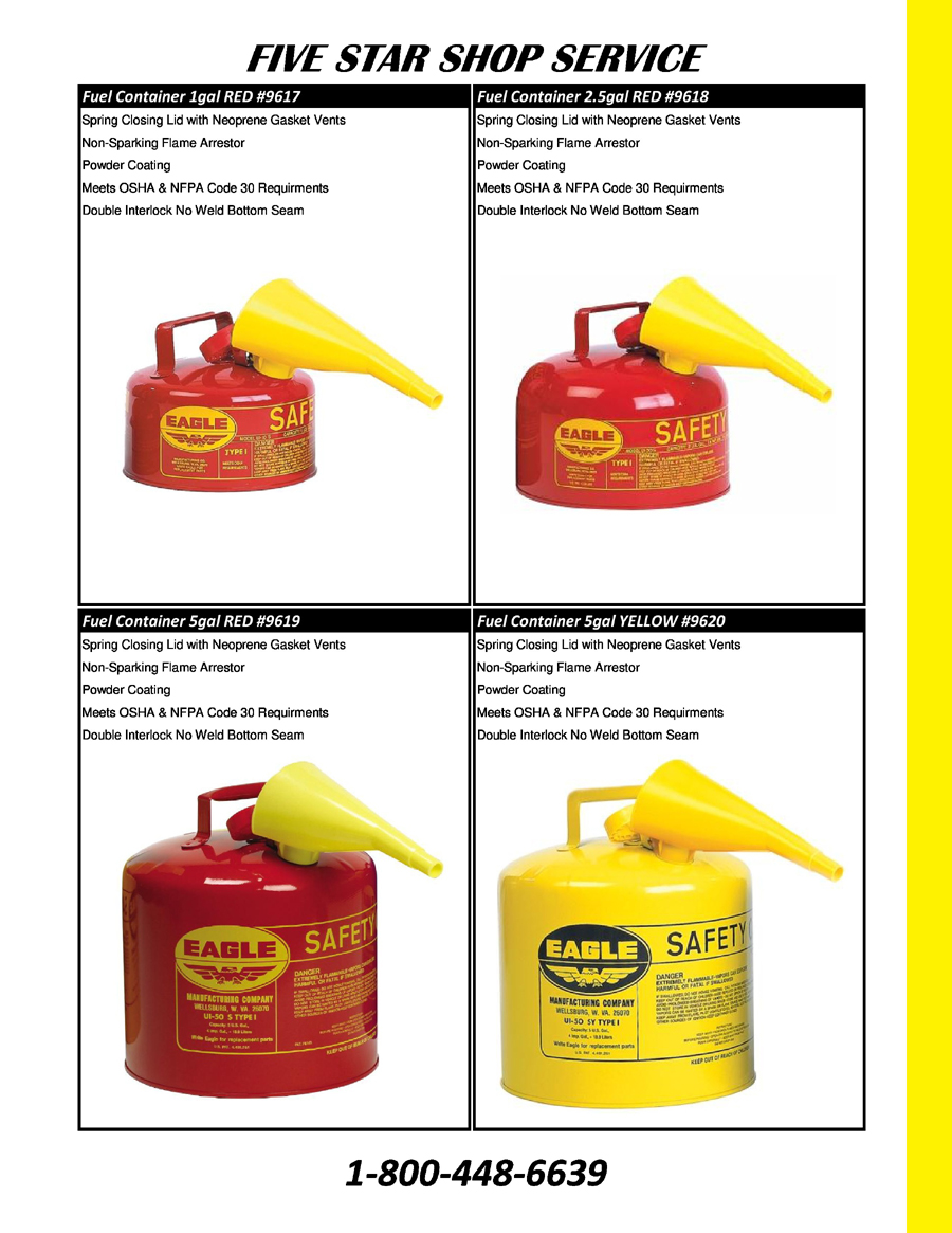 Five Star Shop Service | High Quality Specialty Supplies & Equipment